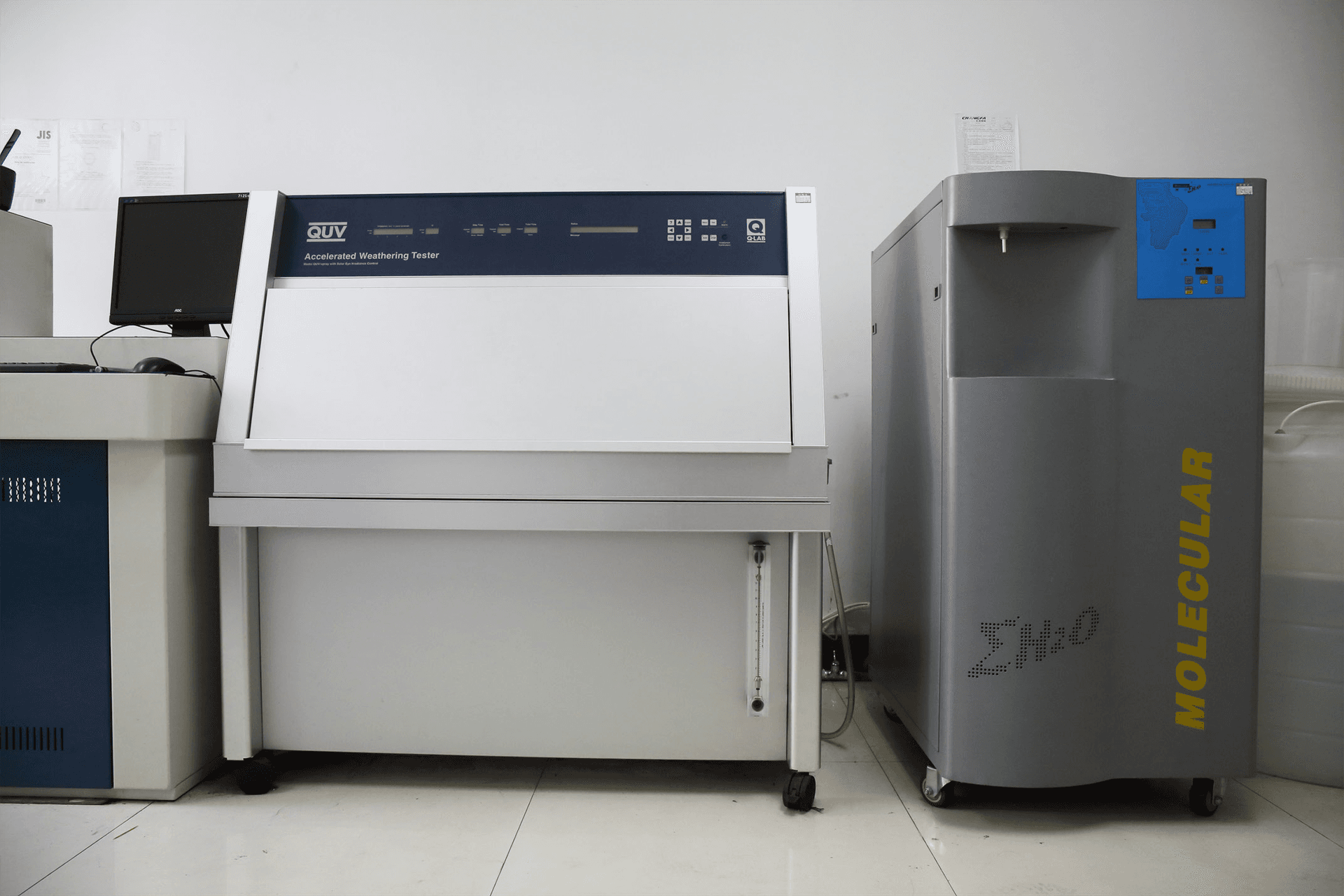 QUV Accelerated Weathering Tester and laboratory testing equipment